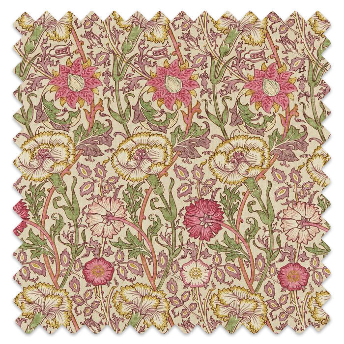 Swatch of Pink & Rose Manilla/Wine