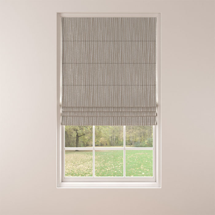 Roman Blind in Pisa Taupe by Belfield Home