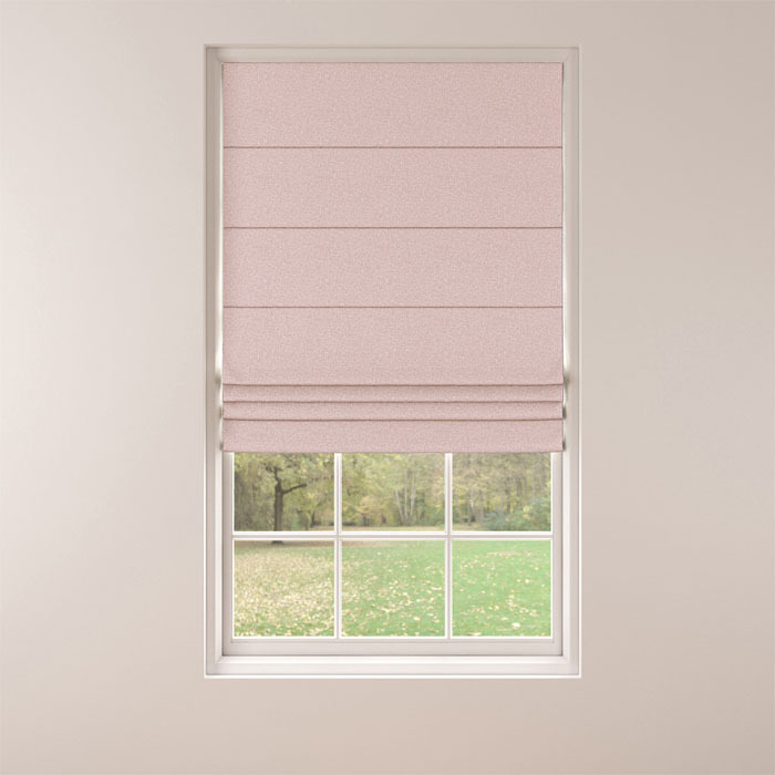 Roman Blind in Raffia Blush by Belfield Home