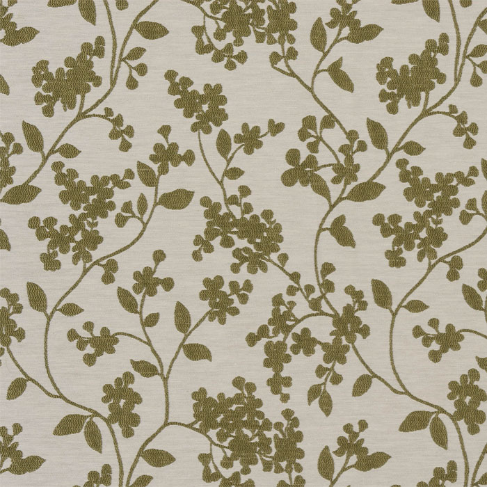 Sakura Olive Fabric by Porter And Stone