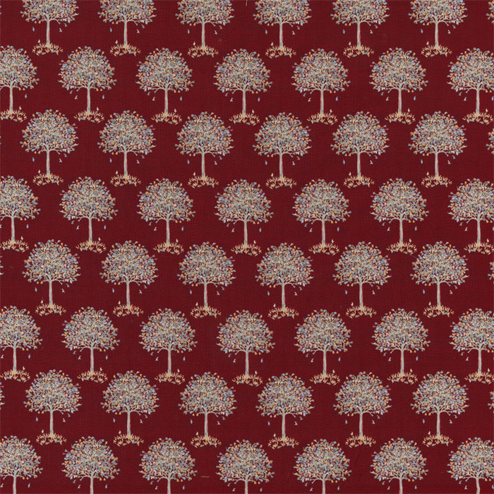 Salmesbury Rosso Fabric by Porter And Stone