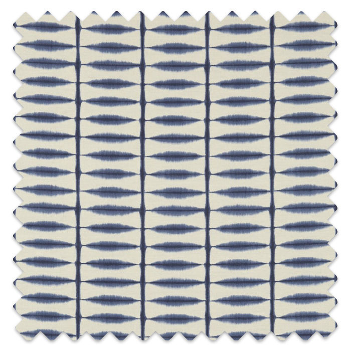 Swatch of Shibori Indigo Linen by Scion