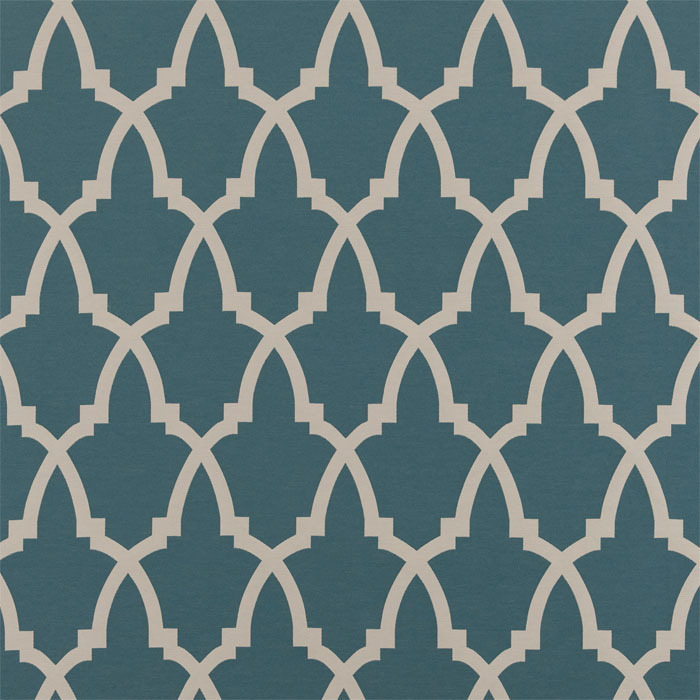 Sibi Teal Fabric by Bill Beaumont