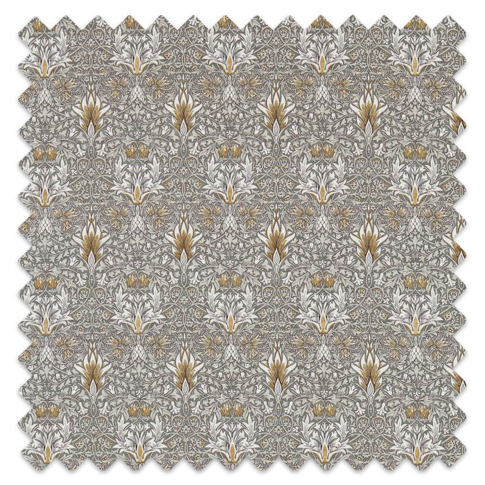 Swatch of Snakeshead Pewter/Gold