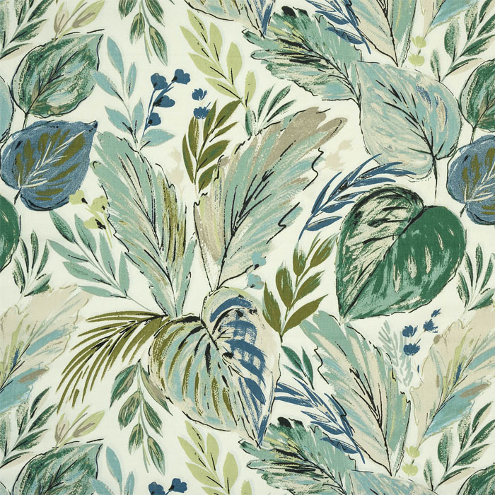St Barts Seafoam Fabric by Porter And Stone