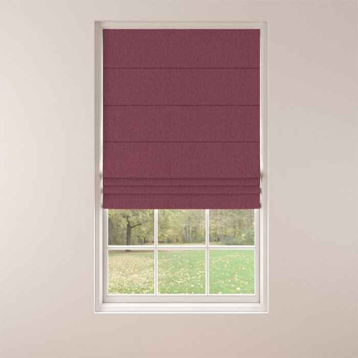 Roman Blind in Tabert Berry by Belfield Home