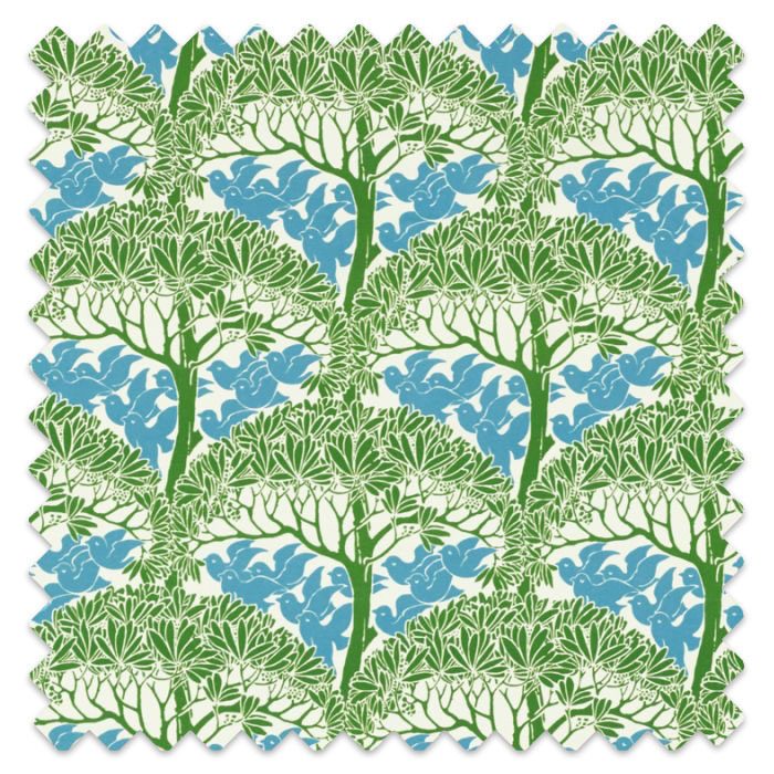 Swatch of The Savaric Garden Green