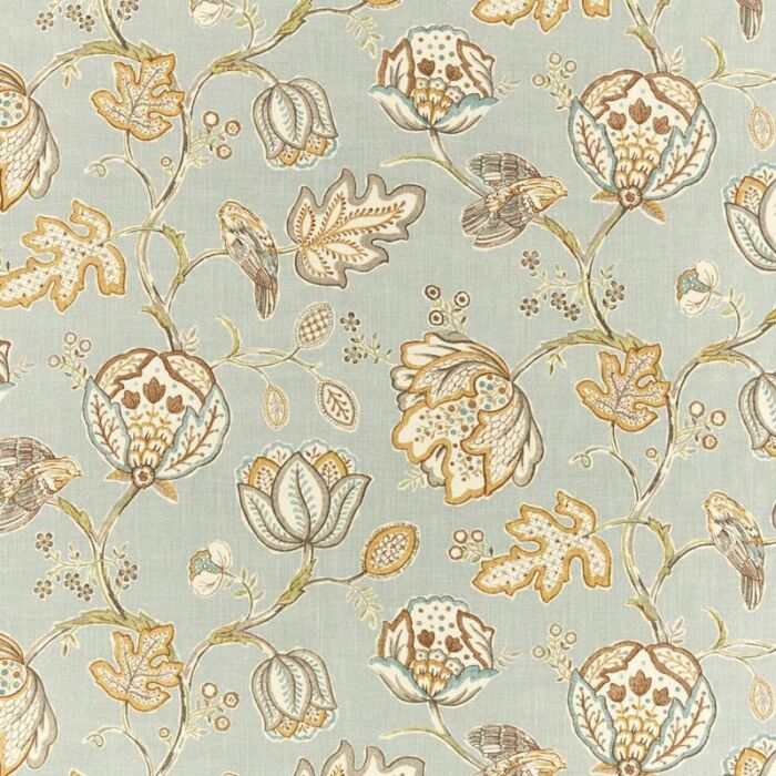 Theodosia Grey Fabric by Morris & Co