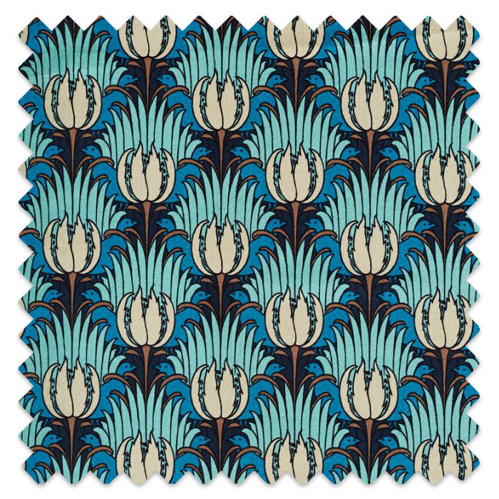 Swatch of Tulip & Bird Opal/Sea Foam