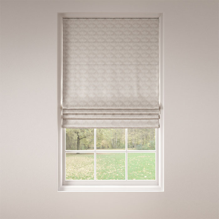 Roman Blind in Verona Silver by Belfield Home