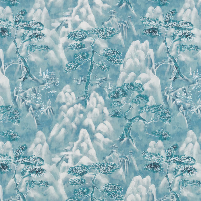 Yama Lagoon Fabric by Bill Beaumont