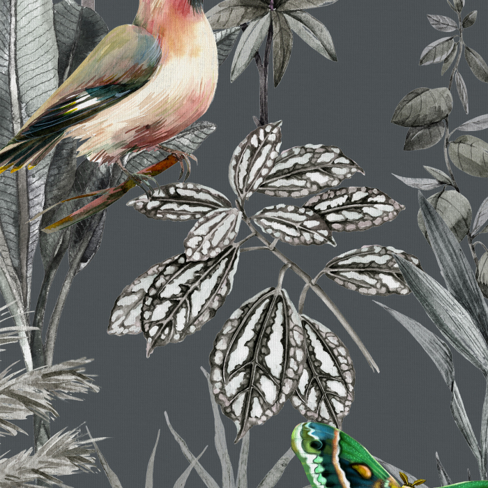 Summertime Slate Blackout Fabric Sample