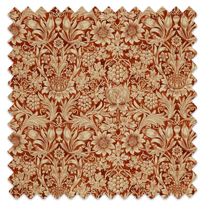 Swatch of Sunflower Velvet Saffron/Vellum