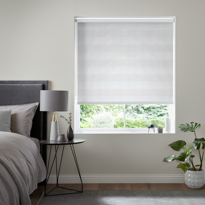 Temple Silver Blackout Eve Electric Roller Blind