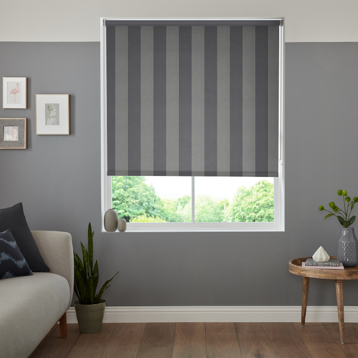 Wallace Stripe Mole Blackout Eve Electric Roller Blind