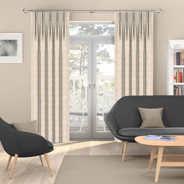 Curtains in Wheat Sheef Blush