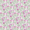 Hawick Fuchsia Cream Fabric by Voyage