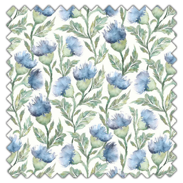 Swatch of Ettrick Bluebell Cream by Voyage