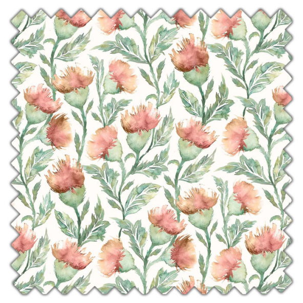 Swatch of Ettrick Rust Linen by Voyage