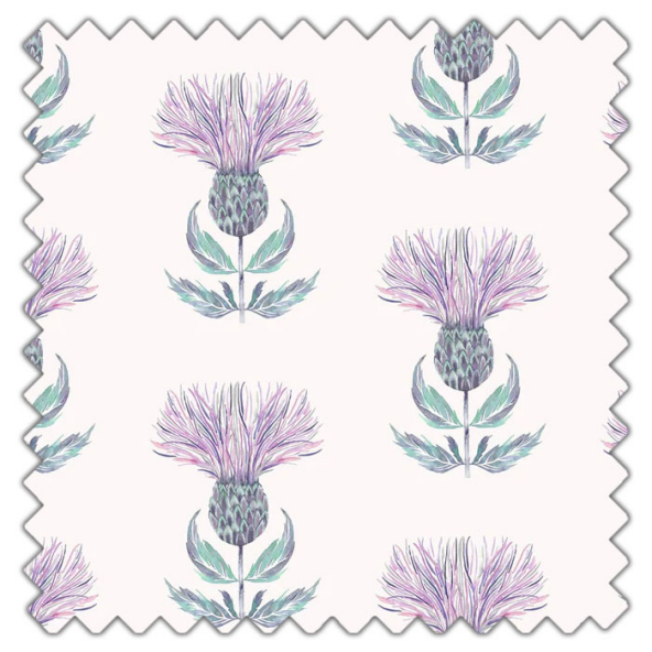 Swatch of Firth Azure Cream by Voyage