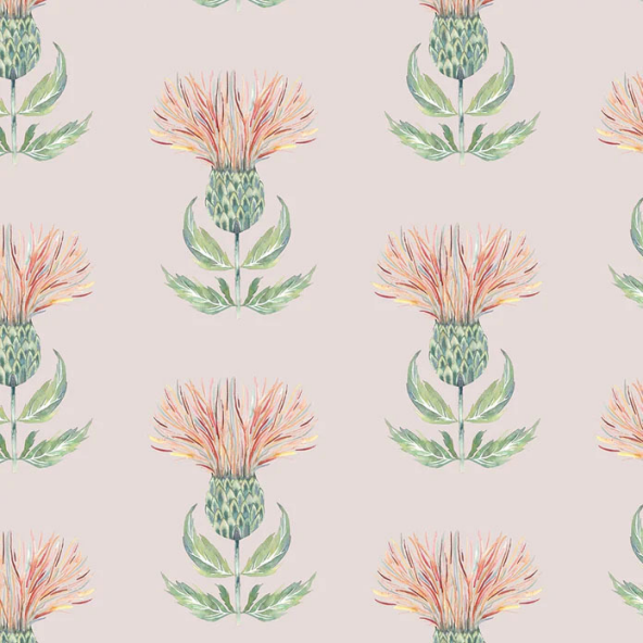 Firth Rust Cream Fabric by Voyage