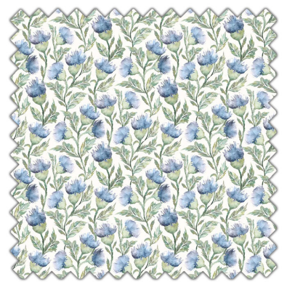 Swatch of Hawick Bluebell Cream by Voyage