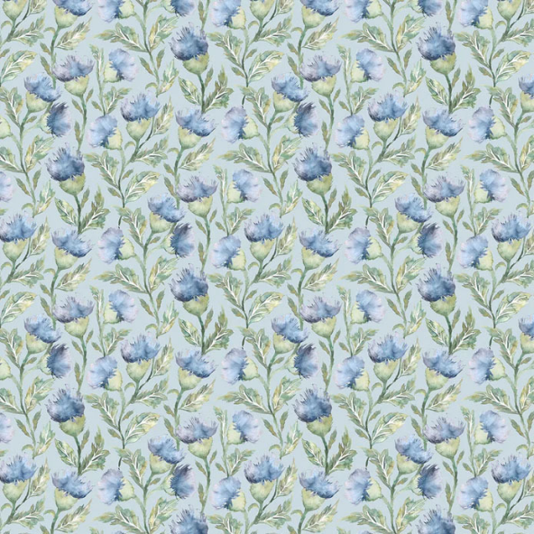 Hawick Bluebell Fabric by Voyage