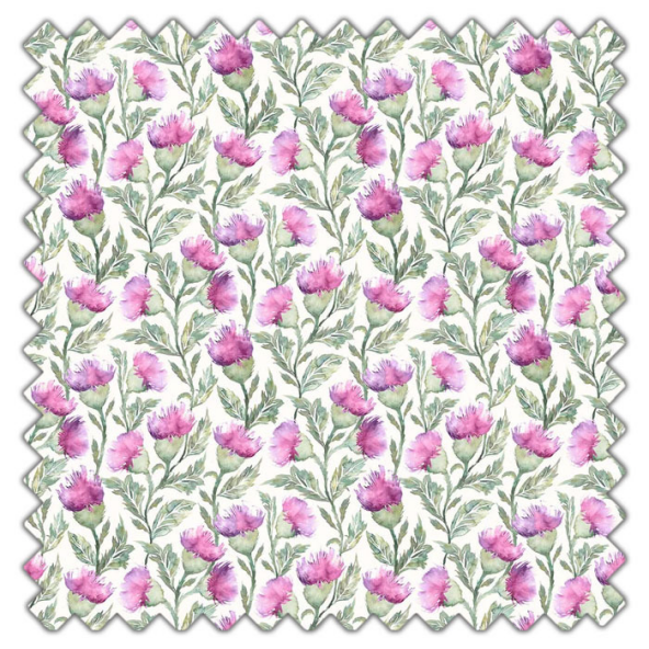 Swatch of Hawick Fuchsia Cream by Voyage