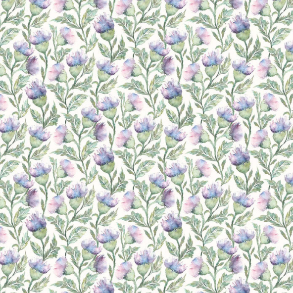Hawick Heather Cream Fabric by Voyage