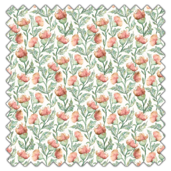 Swatch of Hawick Rust Cream by Voyage