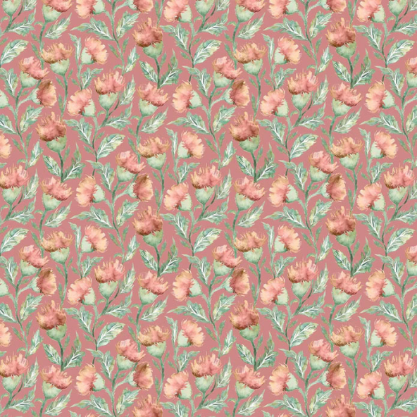 Hawick Rust Fabric by Voyage