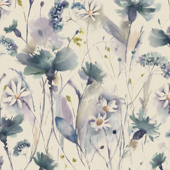 Olearia Crocus Linen Fabric by Voyage