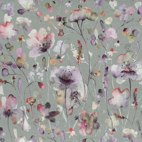 Pimelea Boysenberry Willow Fabric by Voyage