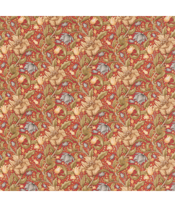 Helmshore Rosso Fabric by Porter And Stone