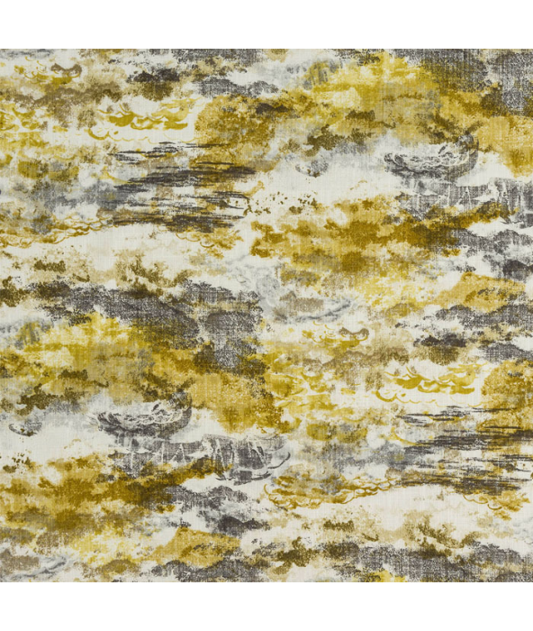 Kumo Ochre Fabric by Porter And Stone