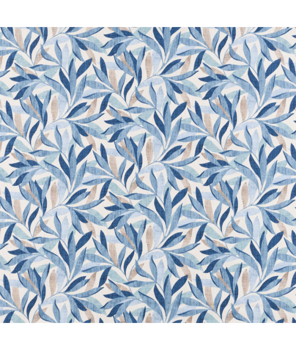 Mauritius Ashley Blue Fabric by Porter And Stone