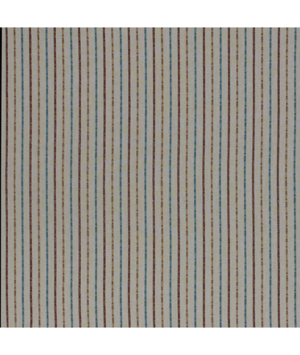 Maya Stripe Teal Fabric by Porter And Stone