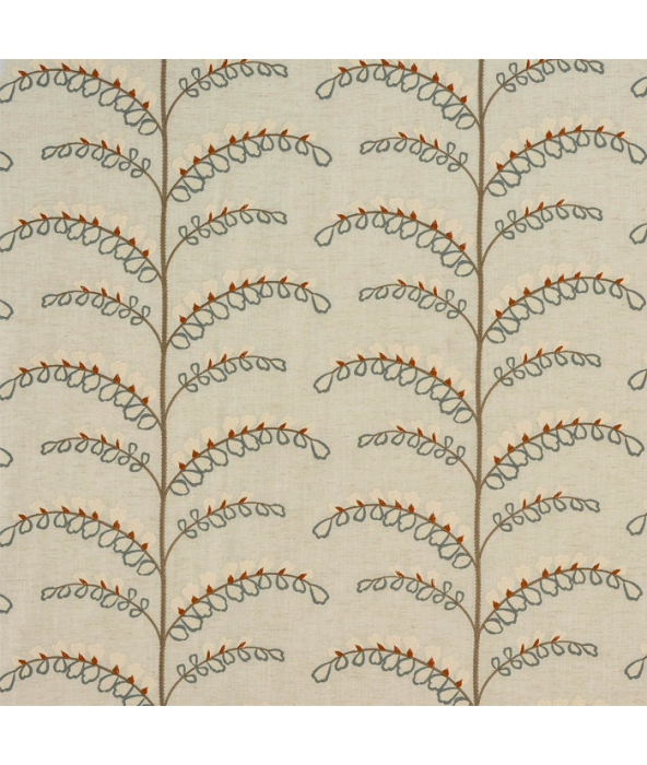 Portland Burnt Orange Fabric by Porter And Stone