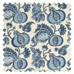 Swatch of China Blue Indigo/Neutral Swatch of China Blue Indigo/Neutral