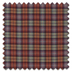 Swatch of Fenton Check Russet/Amber