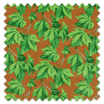 Swatch of Dappled Leaf Emerald/Amber Swatch of Dappled Leaf Emerald/Amber