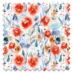 Swatch of Fleur Burnt Orange Swatch of Fleur Burnt Orange