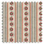 Swatch of Indira Stripe Taupe Cinnamon Swatch of Indira Stripe Taupe Cinnamon