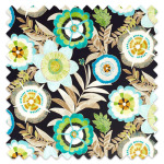 Swatch of Komovi Saffron/Lagoon/Citrus