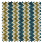 Swatch of Maseki Velvet Emerald/Ochre Swatch of Maseki Velvet Emerald/Ochre