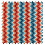 Swatch of Maseki Velvet Marine/Russet Swatch of Maseki Velvet Marine/Russet