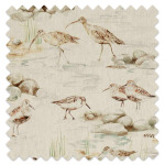 Swatch of Estuary Birds Linen Eggshell/Nest Swatch of Estuary Birds Linen Eggshell/Nest
