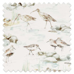 Swatch of Estuary Birds Mist/Ivory Swatch of Estuary Birds Mist/Ivory