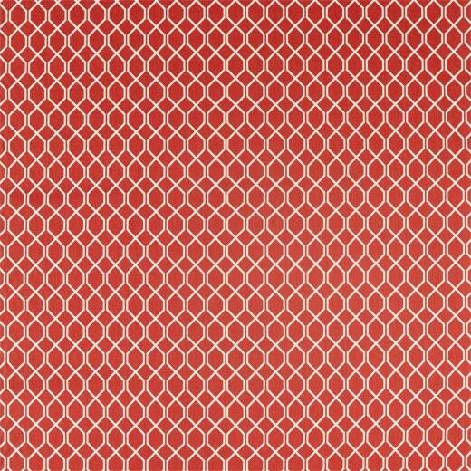 Made To Measure Roman Blinds Botanical Trellis Bengal Red