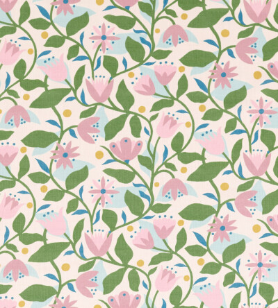 Made To Measure Curtains Dancing Daisies Print Lilac